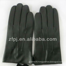 Men black practical leather products for gloves for driving